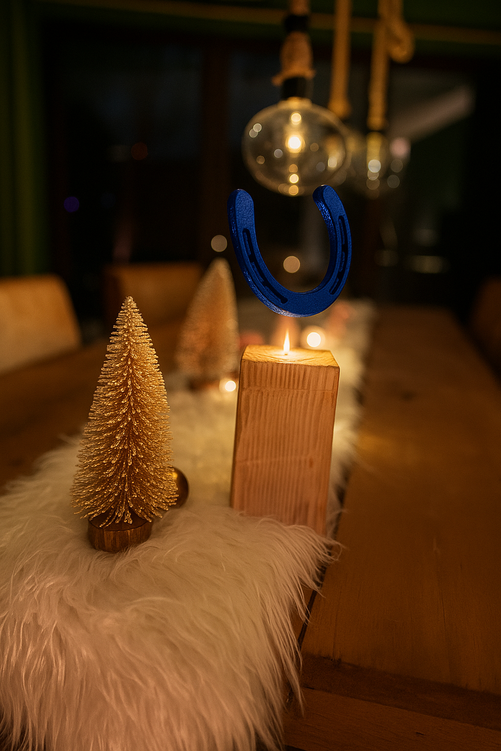 Hufeisen - Original auf Holzblock mit individueller Wunschgravur auf Hufeisen & Holzblock ! - Handmade - jedes Stück ein Unikat ! DIE pferdige Geschenkidee ! (Versandkostenfrei!)