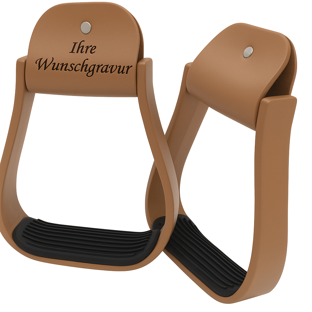 Westernsteigbügel aus Metall - Handmade - DIE pferdige Geschenkidee ! (Versandkostenfrei!)