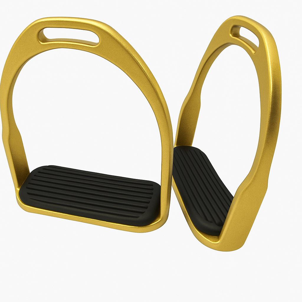 Klassik-Steigbügel aus Metall (schwere Ausführung) - Handmade - DIE pferdige Geschenkidee ! (Versandkostenfrei!)