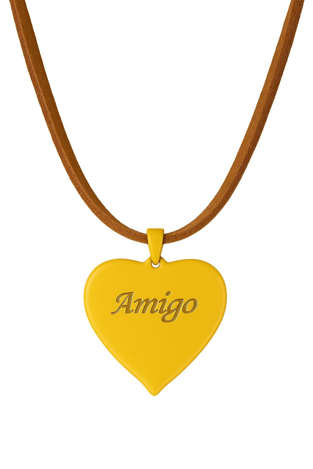 Herz-Halskette aus Metall (Ca. 3,5X3,5Cm) Mit Stahlkette Oder Lederkette (Ca. 60Cm) - Die Geschenkidee ! (Versandkostenfrei!)